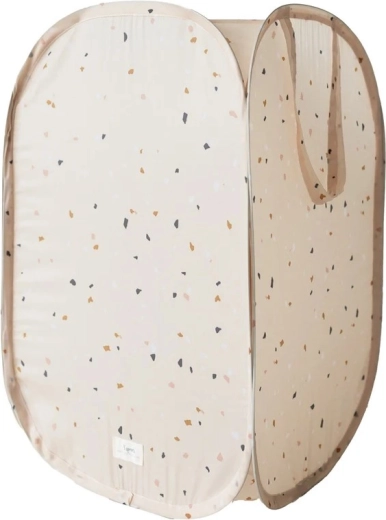 3 Sprouts kokkupandav hoiukorv recycled terrazzo beež