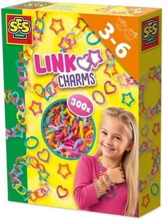 SES Creative Link Charms – creative set for making bracelets and necklaces (300 pcs)