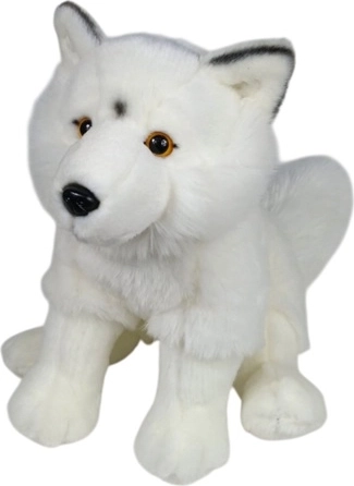 Valge pehme mänguasi hunt, 26 cm