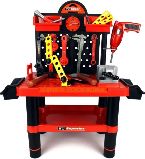 Laste töölaud Superior – mängukomplekt tööriistadega