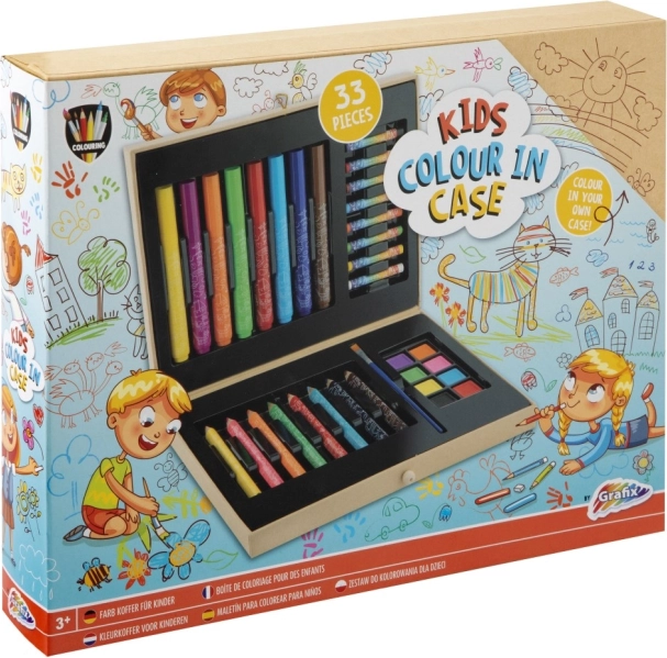 Laste maalikohver 33 osa