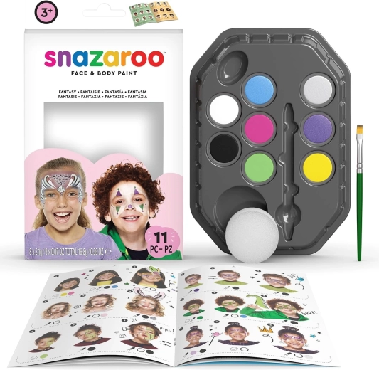 Snazaroo näo- ja kehavärvide komplekt 8 tk
