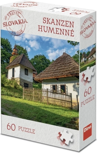 Dino Puzzle Tourist Edition Slovakia – Humenné Open-Air Museum, 60 pieces