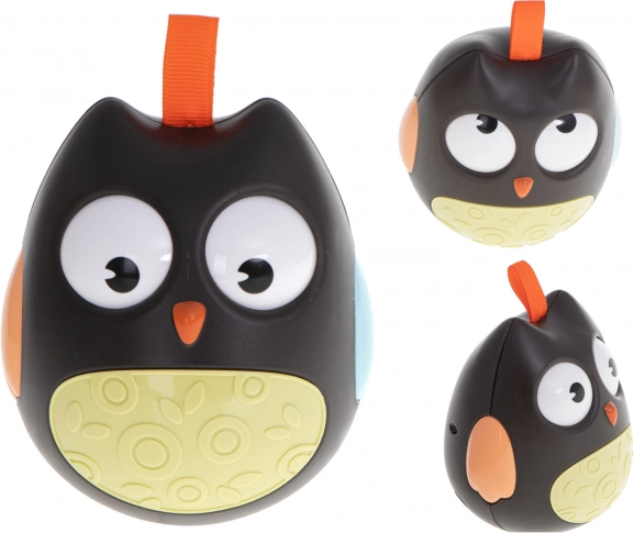 Sensoorne kõikuva öökull beebidele – must