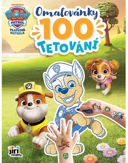 Paw Patroli (Käpapatrull) värvimisraamat ja 100 tätoveeringut