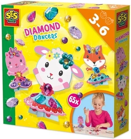 SES Creative Diamond dancers – loovkomplekt teemantkleebistega
