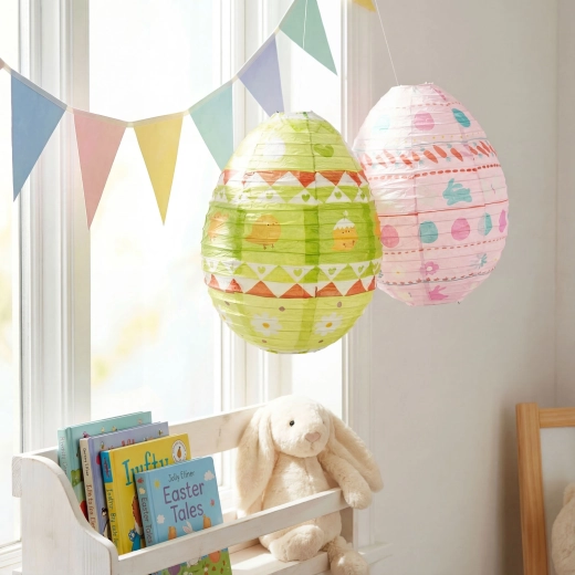 Easter egg-shaped paper lantern, 30 cm