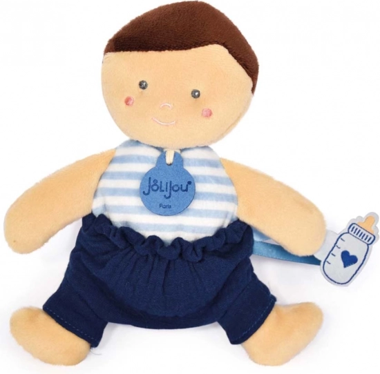 Doudou Jolijou doll 18 cm blue