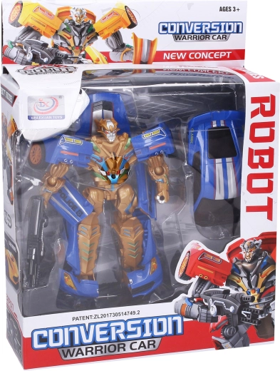 Valgus- ja heliefektidega robot Warrior, 21 cm – 1 tk