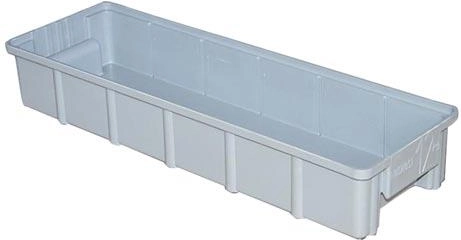 Plastic shelf drawer 20 × 60 × 9.5 cm, load capacity 12 kg