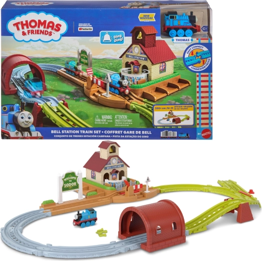 Fisher-Price Thomas & Friends rööbastee komplekt Dzwonkowo jaama ja Tomase veduriga