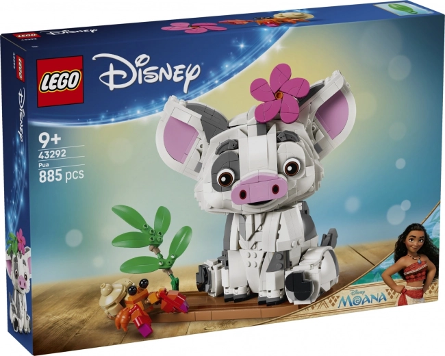 LEGO Disney Vaiana – Pua, liigutatav põrsakese figuur