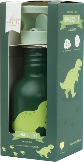 A Little Lovely Company stainless steel drinking bottle dinosaur 350 ml