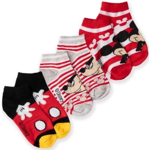 Mickey Mouse Low-Cut Socks Set - 3 Pairs