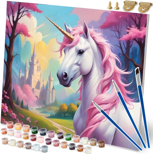 Numbrite järgi maalimine 40 × 50 cm Massido Ükssarvik