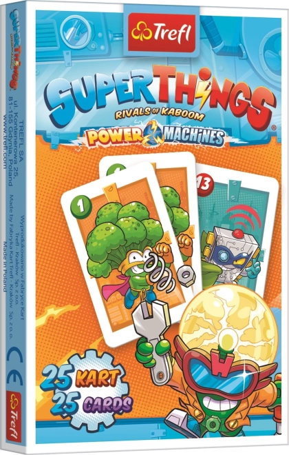 Must Peeter SUPERTHINGS – laste kaardimäng TREFL (25 kaarti)