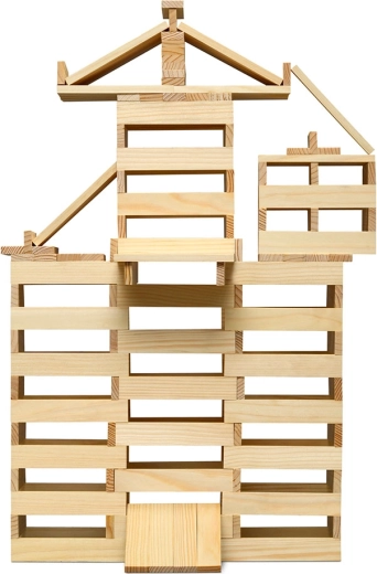 Micki Wooden Building Planks – 200 pcs