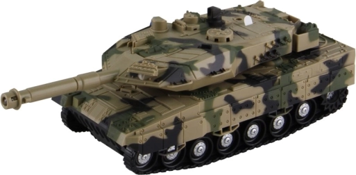 Tank with flywheel and effects
