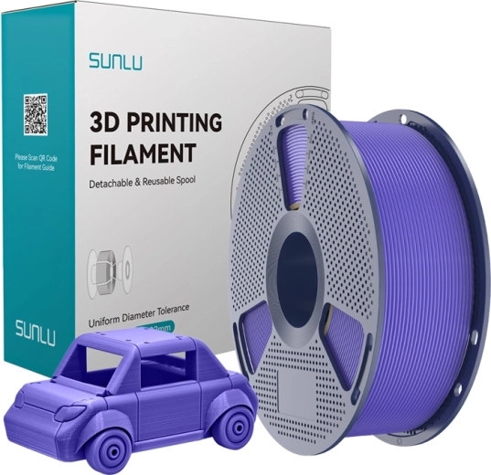 Sunlu PETG filament lavendlililla