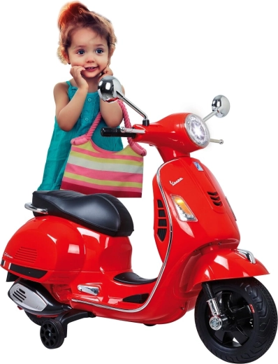 Jamara laste elektrimootorratas Vespa GTS 125 punane 12 V