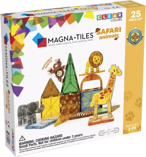 Magna-Tiles safari loomad magnetiline ehituskomplekt 25 osaga