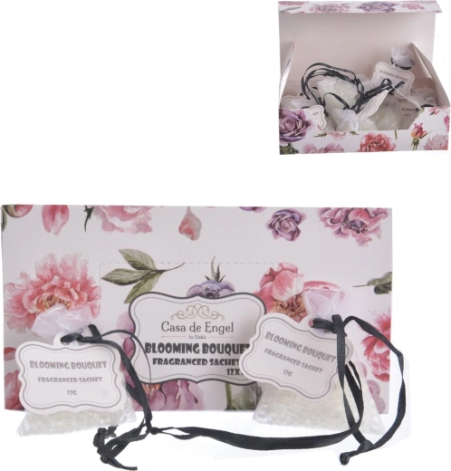 Organza lõhnakott lillemotiiviga 12 g