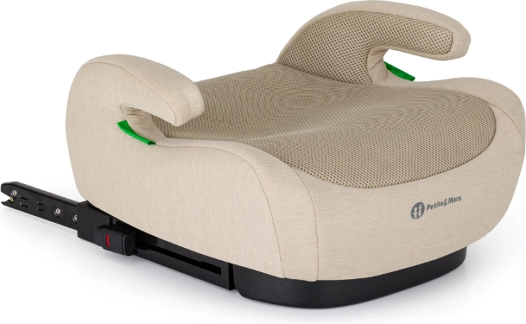 Petite&Mars Optimus booster seat Pro i-Size Air Sage Beige 125–150 cm