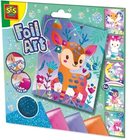 SES creative foil glitter pictures set – evening stories