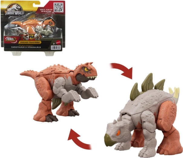 2-ühes dinosaurus koos transformatsiooniga Carnotaurus JURASSIC WORLD
