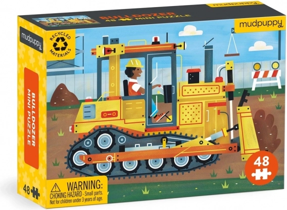 Mini Puzzle Bulldozer 48 Pieces