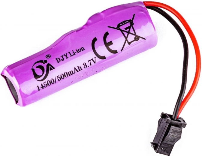 Li-ioon aku 3,7 V 500 mAh JST SM pistikuga drift-auto SC24A jaoks – 1 tk