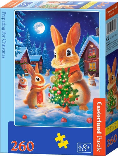 Castorland puzzle Preparing for Christmas, 260 pieces