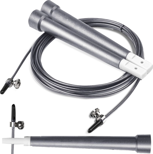 Neo-Sport Speed Jump Rope Grey