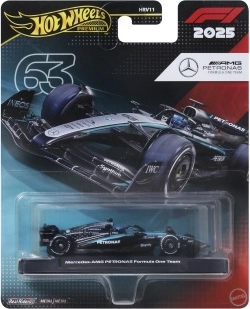 Hot Wheelsi premium-mudel FORMEL 1 MERCEDES-BENZ George Russell #63 1:64