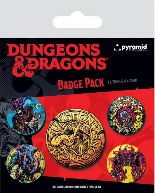 DUNGEONS & DRAGONS rinnamärkide komplekt