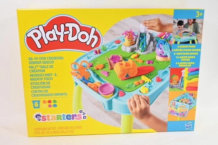 Play-Doh multifunction creative modeling table with playdough