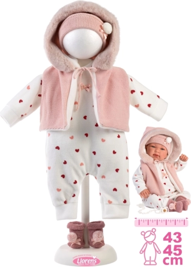 Llorens riided nukule New Born 43–45 cm, 4-osaline komplekt