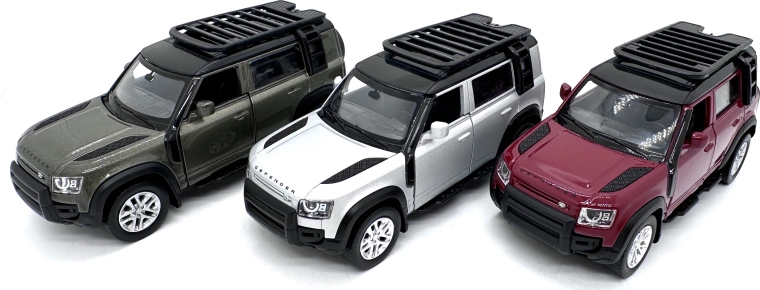 Metallist mudel Land Rover Defender 110 (2020) – 3 varianti