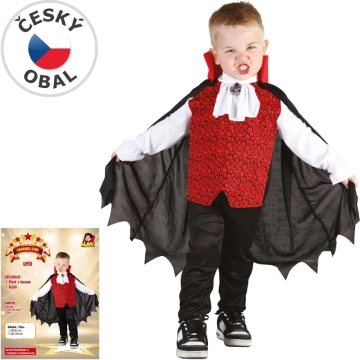 Kids’ vampire carnival costume (80–92 cm)