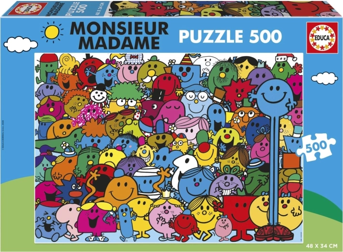 Educa Monsieur Madame 500-piece puzzle