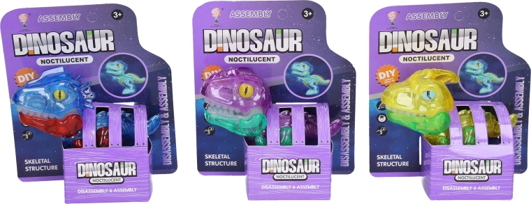 Glow-in-the-Dark Dinosaur with Skeleton - 1 piece