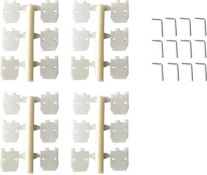 JAMARA hinged 11,2 × 11,2 mm, 12 tk