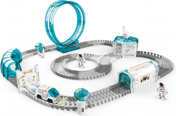 Kosmiline võidusõiduraja komplekt valgusprojektoriga 85 × 75 × 32 cm