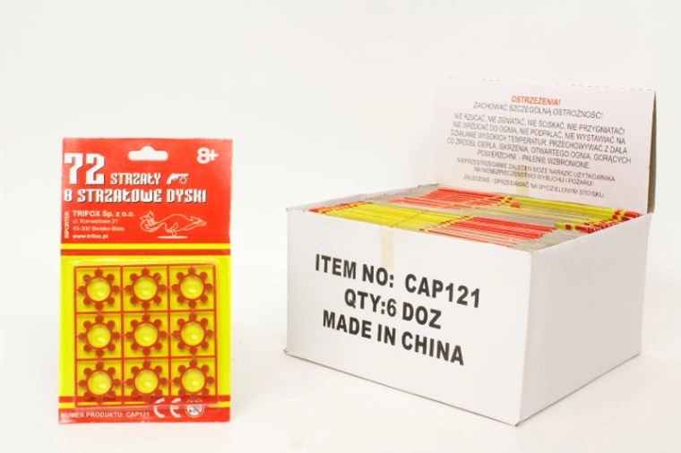8-shot toy gun caps Spłonka A-2000