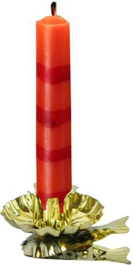 TORO Christmas Tree Candle Holders, 10 pcs, Gold
