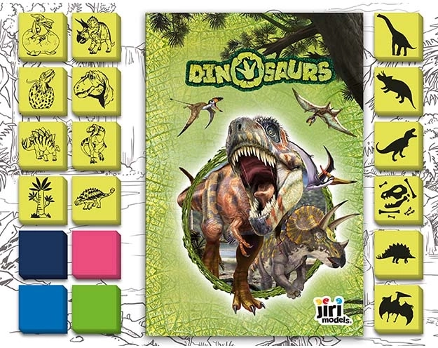 Lõbus tembeldamine: dinosaurused