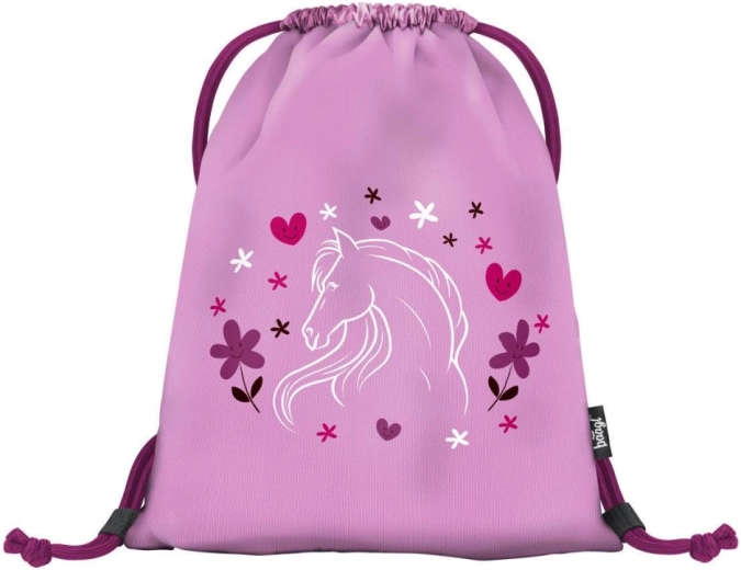 Horse Drawstring Bag for Gym Shoes