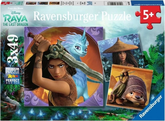 Puzzle RAVENSBURGER Raya ja draakon 3×49 tükki
