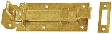 Locking Z-bolt, type Z, 120 × 45 × 5 mm, electroplated yellow zinc
