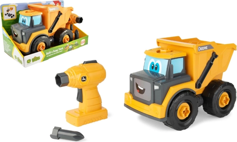 Tomy JOHN DEERE buildable dump truck with drill Build-A-Buddy